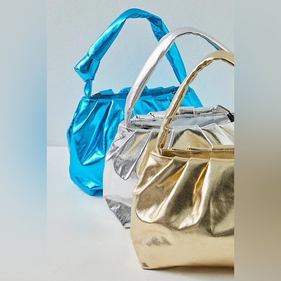 FREE PEOPLE  Viva La Vegan Clutch - Arctic Blue - Picture 2 of 5